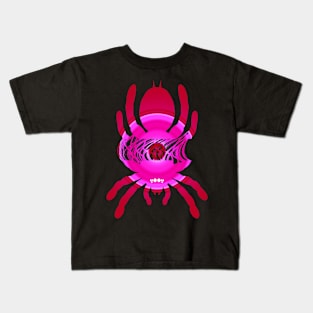 Tarantula Silhouette V153 (Radial) Kids T-Shirt